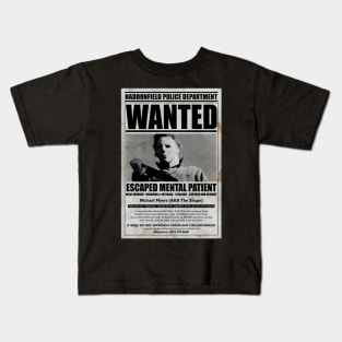 Michael Myers WANTED Kids T-Shirt